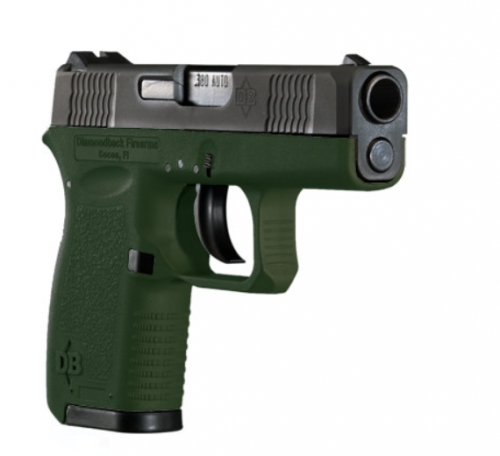 Diamondback Firearms DB380 Double Action .380 ACP 2.8 6+1 OD Green Polymer Grip/Frame