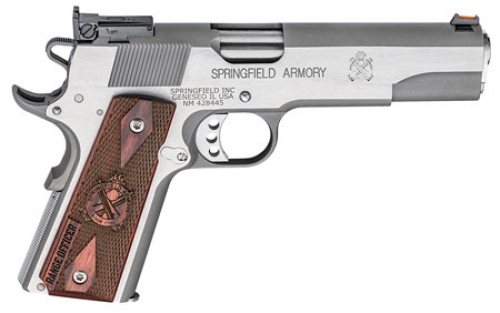 Springfield Armory 1911 Single 9mm 5 9+1 Cocobolo Grip Stainless Steel
