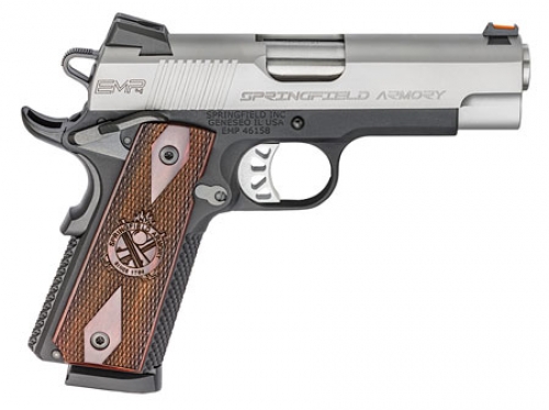 Springfield Armory 1911 Single 9mm 4 10+1 Cocobolo Grip Stainless Stee