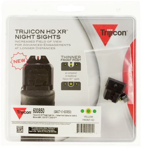 Trijicon HD Night S&W M&P Yellow Tritium Handgun Sight