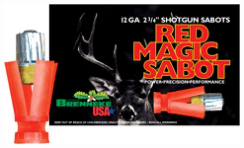 Brenneke Red Magic Slug 12 Gauge Ammo 2.75 5 Round Box