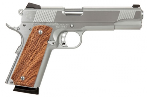 American Classic 1911 Single 9mm 5 8+1 Hardwood w/MAC Logo Grip