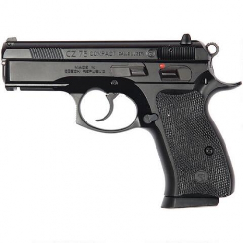 CZ-USA 75 Compact Semi Auto Pistol 9mm Luger 3.7 Barrel 14