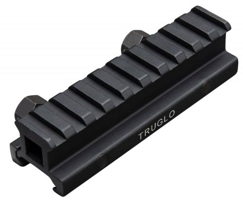 Truglo TG8980B Picatinny Riser Mount For AR-15 Style Black Matte Anodized Fini