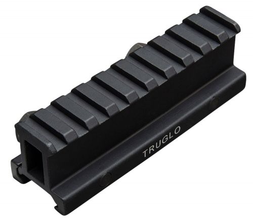 Truglo TG8990B Picatinny Riser Mount For AR-15 Style Black Matte Anodized Fini