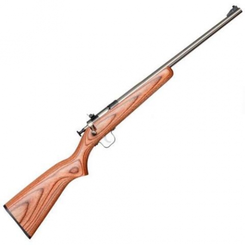 Crickett Single Shot Bolt 22 Long Rifle (LR) 16.12 1 Laminate Brown St