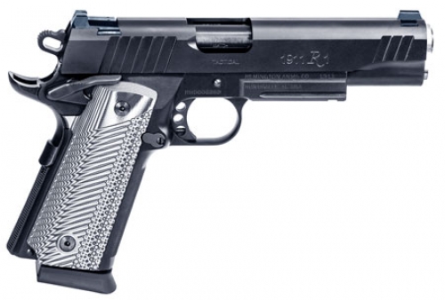 Remington Firearms 1911 Single 45 ACP 5 15+1 Black G10 Grip Black Stainl