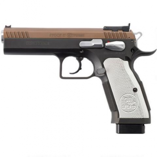 EUROPEAN AMERICAN ARMORY Witness Xtreme Double Action 9mm 4.5 17+1 Aluminum Grip Bronze