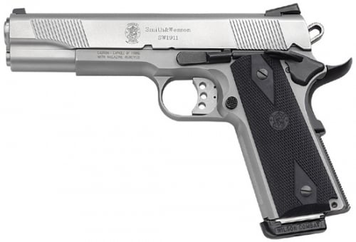 Smith & Wesson 1911 45 ACP 5 8+1 Black Syn Grip Matte SS