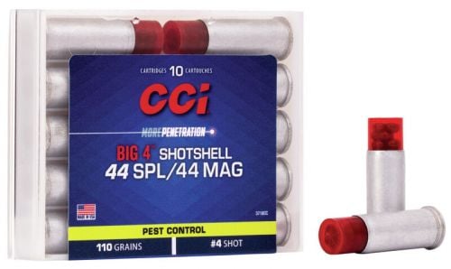 CCI 44MAG/SPL Shotshell  #4 shot 10rd box