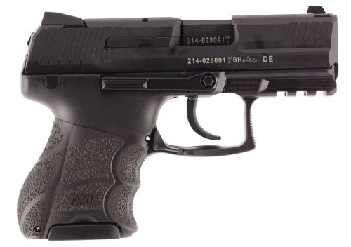 Heckler & Koch H&K P30SK V1 Lite LEM 9mm Luger 3.27 10+1 (2) Black Black Steel Slide Black Interchangeable Backstrap Grip