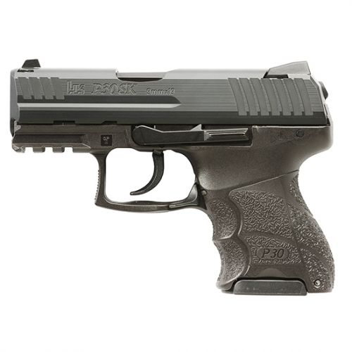 Heckler & Koch H&K P30SK *MA Compliant 9mm Luger 3.27 10+1 (2) Black Black Steel Slide Black Interchangeable Backstrap Grip