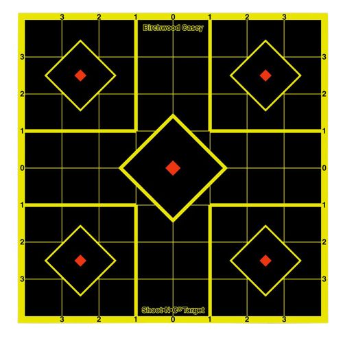 Birchwood Casey 34112 Shoot-N-C Sight-In Target 15 Targets