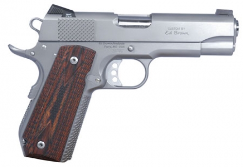 Ed Brown Kobra Single .45 ACP 4.25 7+1 Laminate Wood Grip Stainless