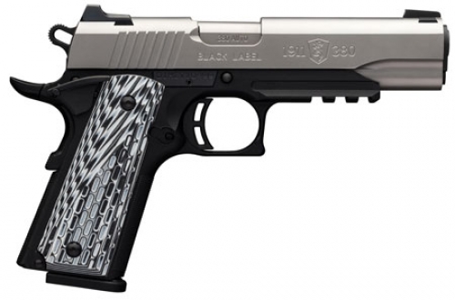 Browning Black Label FS W/Rail 380acp 4-1/4 bbl 8rd