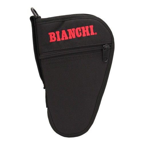 Bianchi Medium Black Pistol Case w/Zipper Side Pocket