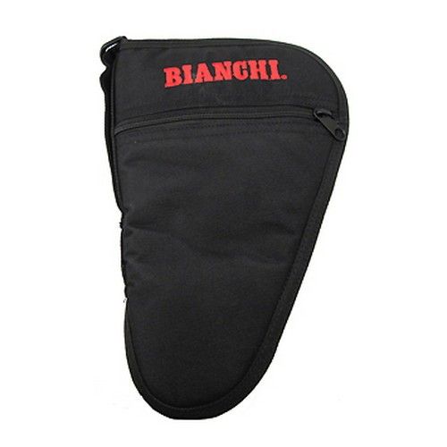 Bianchi Large Black Pistol Case w/Zipper Side Pocket
