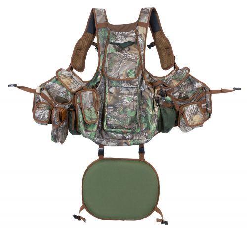 Hunters Specialties 100014 Undertaker Turkey Hunting Vest Nylon Adjustable Camo