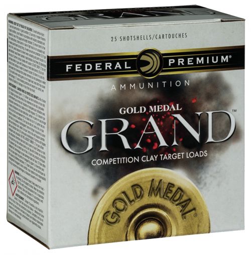 Federal GMT1148 Gold Medal Grand Target 12 GA 2.75 1-1/8 oz 8 Round 25 Bx/ 1