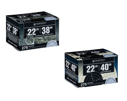 Federal 729 Target Range Pack .22 LR  (LR) 40 GR Lead Round Nose 275 Bx/