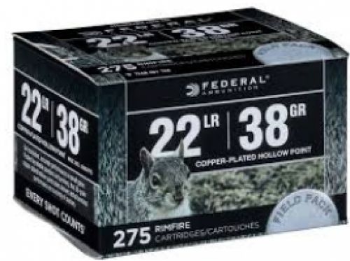 Federal 730 Power-Shok .22 LR  (LR) 38 GR Copper-Plated Hollow Point 275