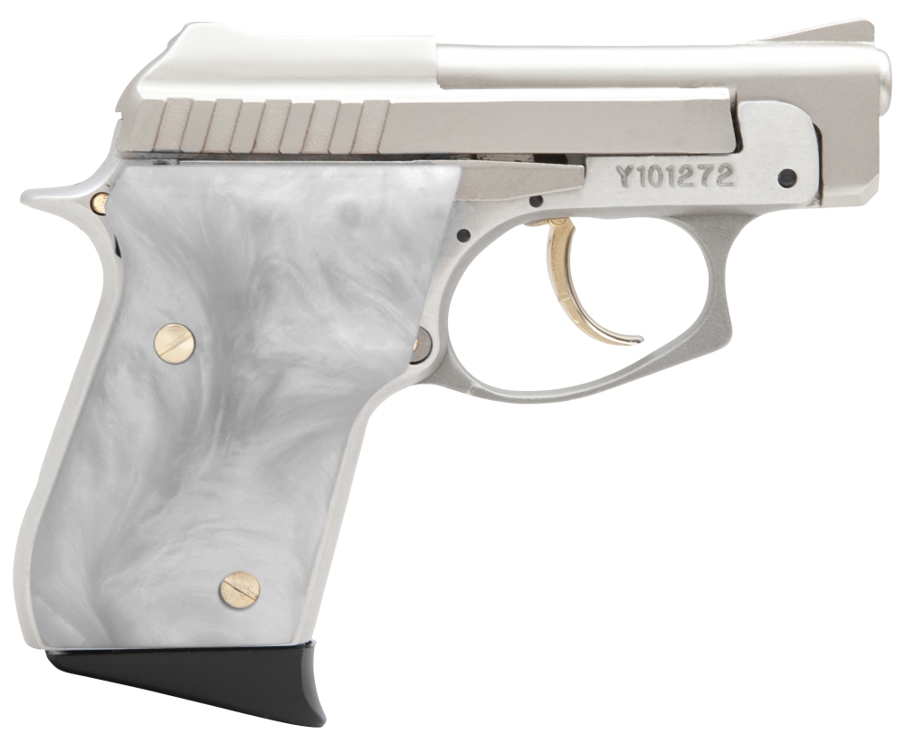 Taurus PT22 .22 LR 2 Nickel/Gold, Pearl grips