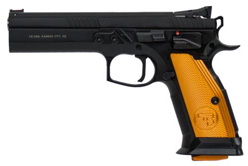 CZ-USA CZ75 Thumb Safety ORANGE 9mm 10RD