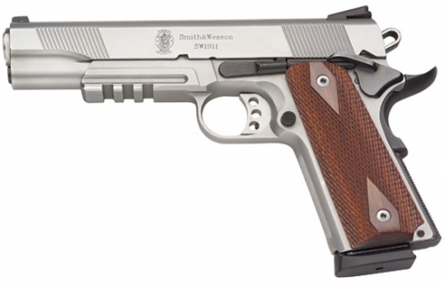 Smith & Wesson 8 + 1 Round 45 ACP w/5 Barrel/Tactical Rail/Stainless Finish