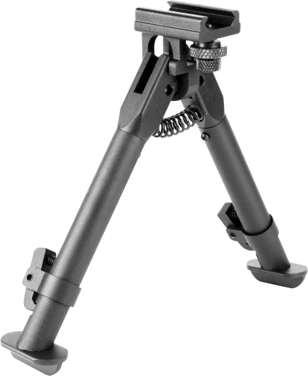 Aim Sports AR Rail Mount Bipod Matte Black 6.5-9 Aluminum