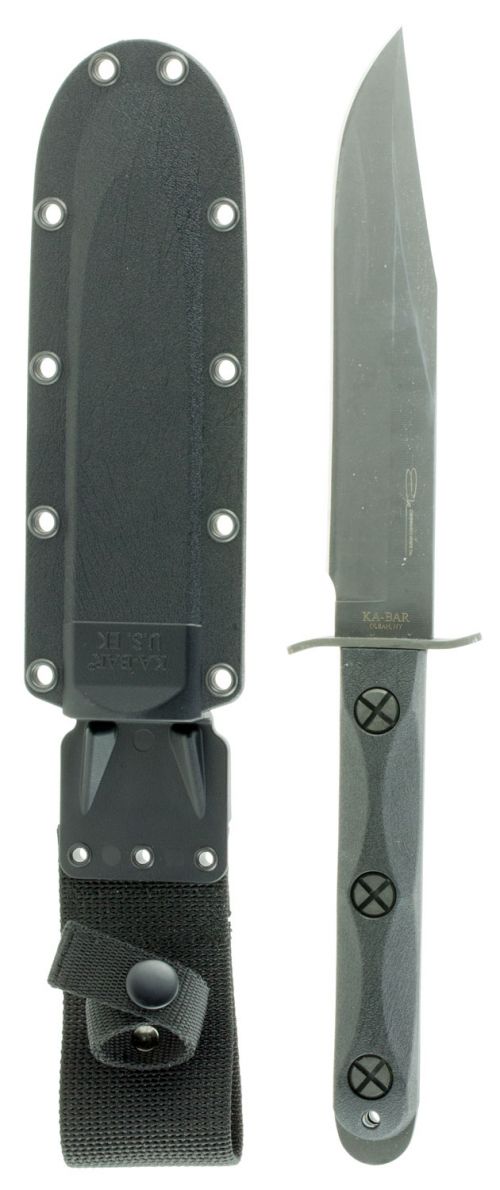 Ka-Bar 5 Ek Bowie 6.8 1095 Cro-Van Fixed Glass Filled Nylon