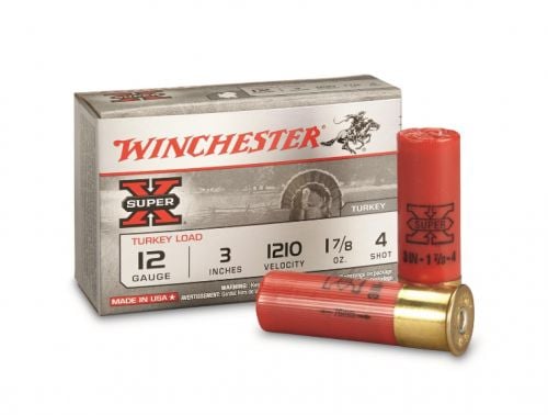 Winchester 12Ga Super-X Turkey 3 1 7/8 oz, #4 Copper Platted 10rd box