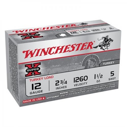 Winchester Super-X Turkey 12 GA 2 3/4 1-1/2oz, #5 Copper 10rd box