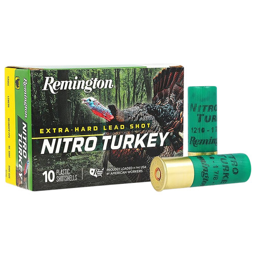 Remington Ammunition 26695 Nitro Turkey 12 Gauge 3 1 7/8 oz 5 Shot 10 Bx/ 10 Cs