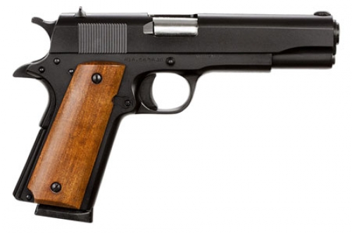 Rock Island Armory GI Standard FS Single 45 ACP 5 8+1 Wood Grip Black Duracoat