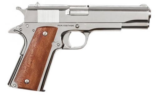 Rock Island Armory GI Standard .38 Super 5 Polished Nickel Finish 10+1