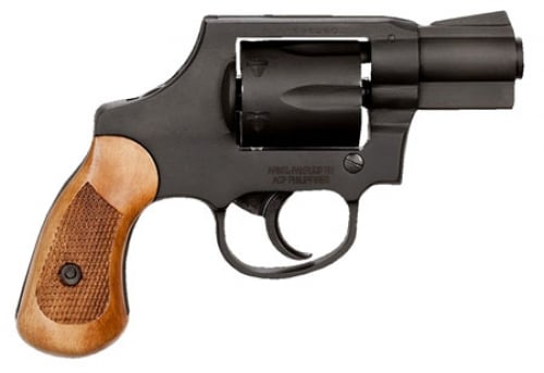 Rock Island Armory 51280 Revolver M206 Spurless Single/Double Action .38 Spc 2 6 Wood Bla