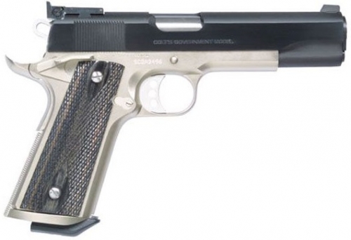 Colt Mfg O1980CM 1911 Special Combat Government 45 ACP Single 5 8+1 Brown Polymer Grip Blued Carbon Steel Slide