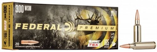 Federal Barnes TSX Rifle Ammunition .300 WSM 165gr 3150 fps 20/ct