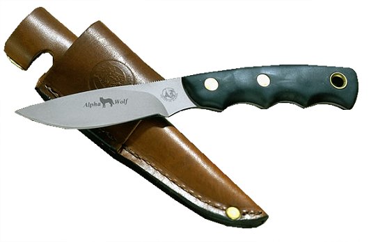 Knives Of Alaska Drop Point Blade Knife w/Sheath