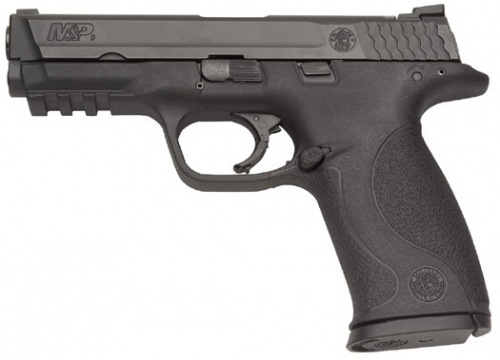 Smith & Wesson M&P 9  9mm Luger Double 4.25 10+1 Black Interchangeable Backstrap Black Polymer Frame Black Armornite Sta