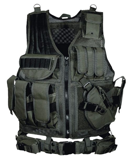 UTG Tactical Vest OSFA Black Polyester