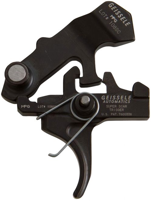 Geissele Automatics Super Sabra Trigger Pack IWI Tavor, X95 Two Stage Curved 5.50-7.50 lbs