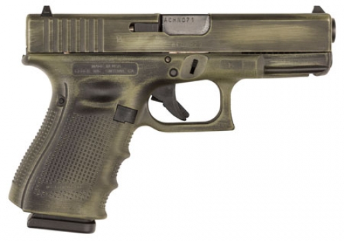 Glock G43 Subcompact Double 9mm Luger 3.39 6+1 OD Green Battlewor