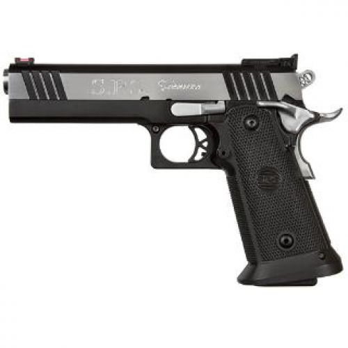 SPS Pantera SAO 9mm 5 18+1 Black Poly Grip Black Frame Black/Chrome Slide