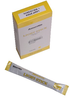Ameriglo 6 12 Hour Yellow Light Stick 100/Pack