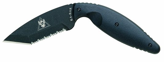 Kabar TDI Law Enforcement Knife w/Tanto Blade & Serrated Edg