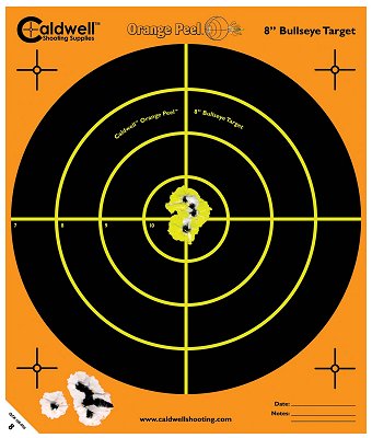 Caldwell 810-894 Orange Peel Targets Bullseye 8 10 Pack