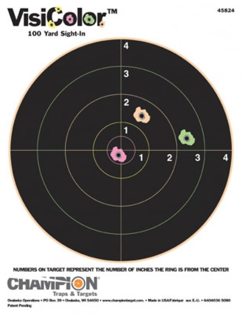 Champion High Visibility 8 Paper Target 10 Pack