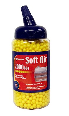 Crosman 2000 Count Soft Air Green BBs/12 Grams