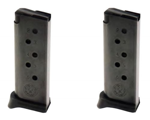 Ruger Magazine for LCP Black .380 Auto 6/rd 2/pk